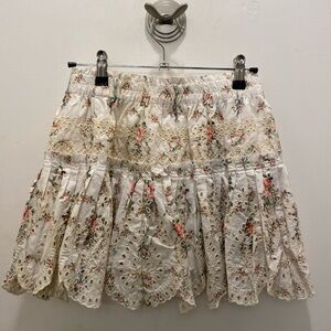 LoveShackFancy Mini Skirt